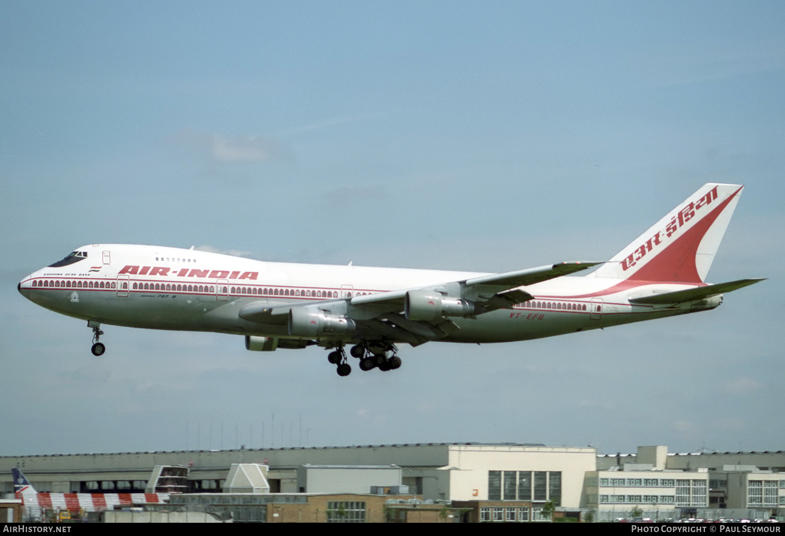 Aircraft Photo of VT-EFU | Boeing 747-237B | Air India | AirHistory.net #475230