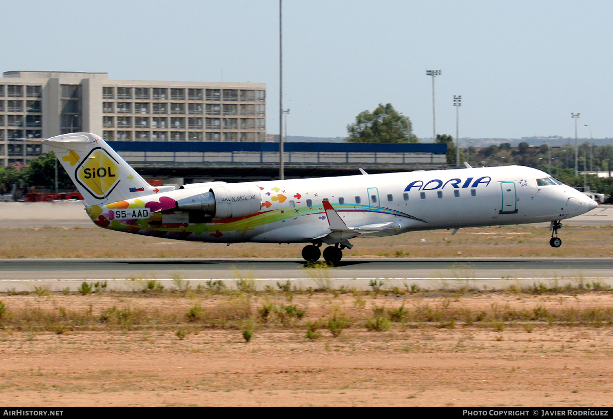 Aircraft Photo of S5-AAD | Bombardier CRJ-200LR (CL-600-2B19) | Adria Airways | AirHistory.net #475259