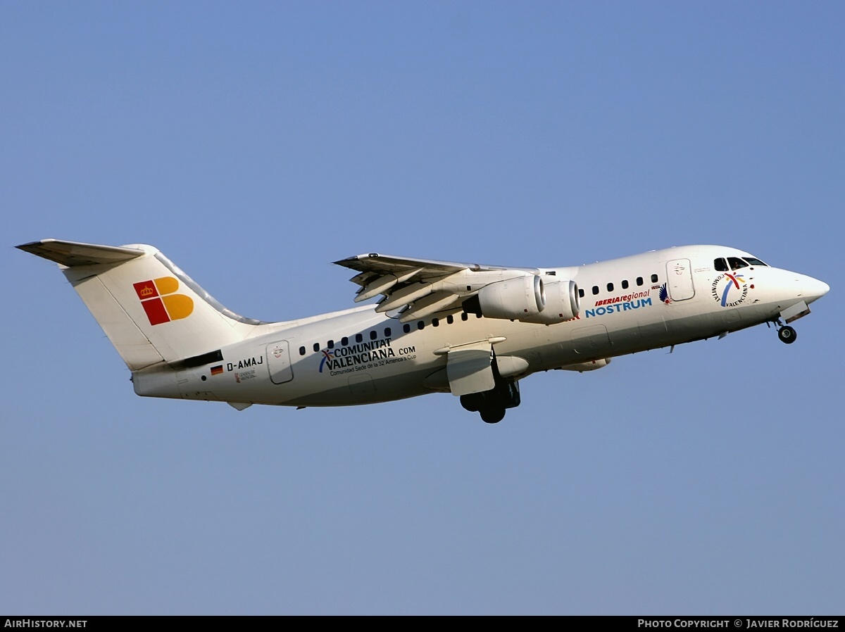 Aircraft Photo of D-AMAJ | British Aerospace BAe-146-200A | Iberia Regional | AirHistory.net #475277