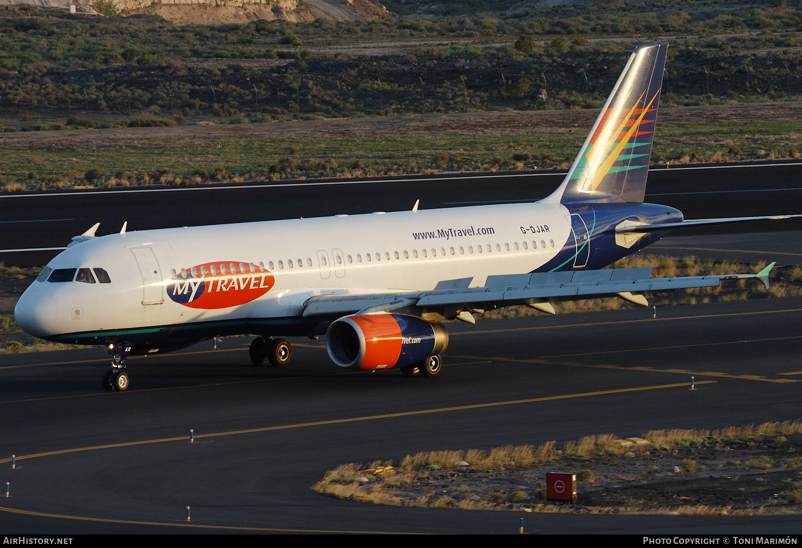 Aircraft Photo of G-DJAR | Airbus A320-231 | MyTravel Airways | AirHistory.net #475289