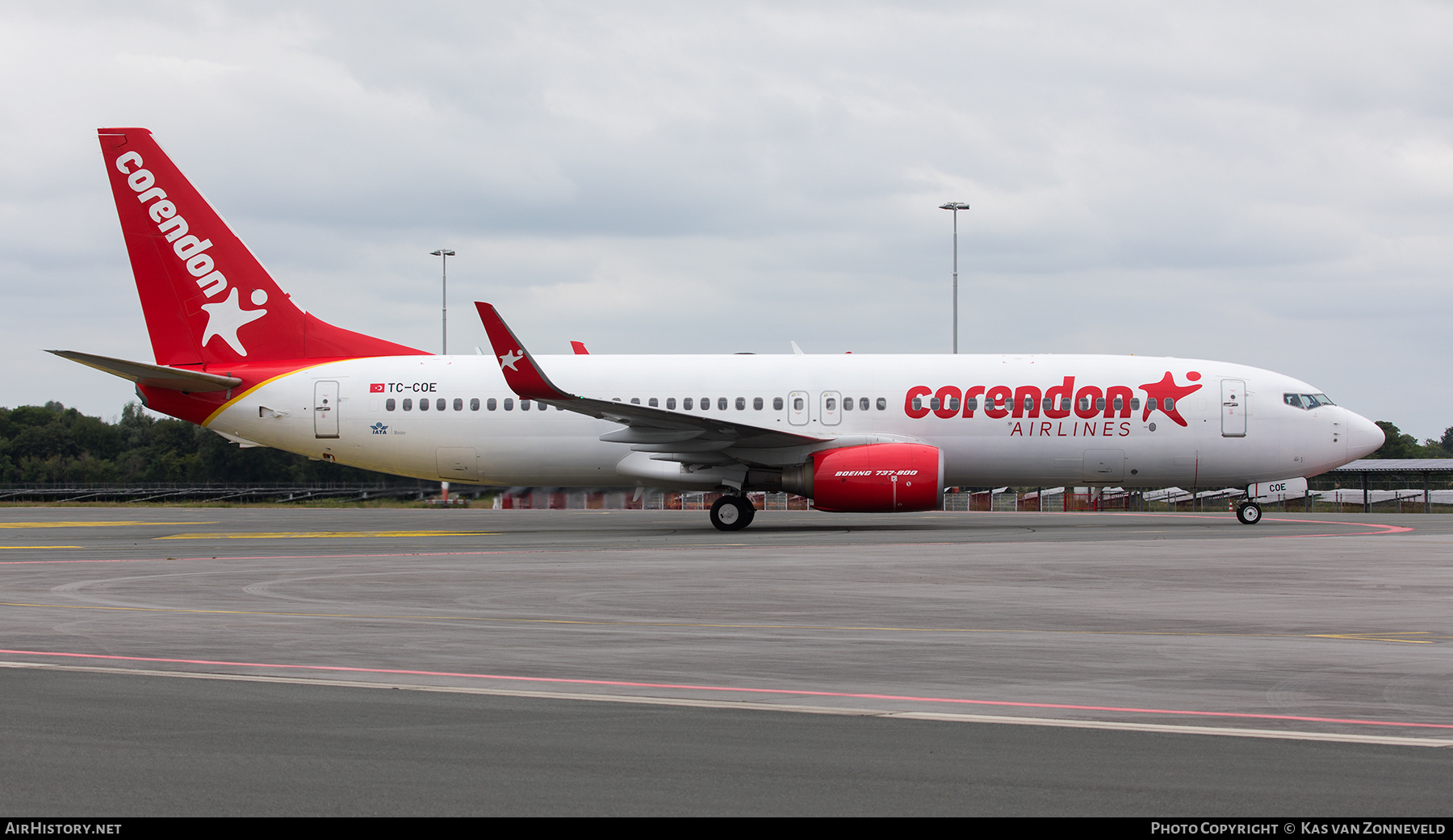 Aircraft Photo of TC-COE | Boeing 737-86J | Corendon Airlines | AirHistory.net #475296