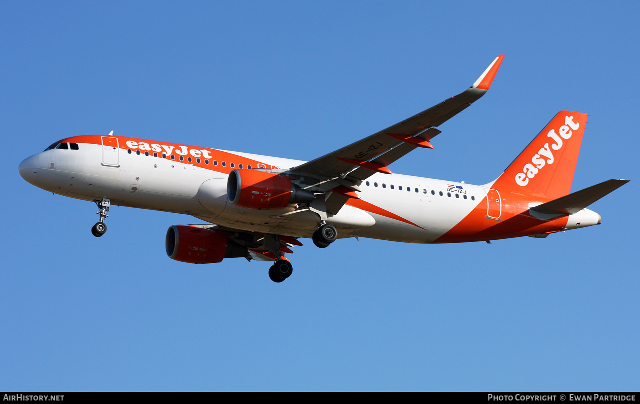 Aircraft Photo of OE-IZJ | Airbus A320-214 | EasyJet | AirHistory.net #475297