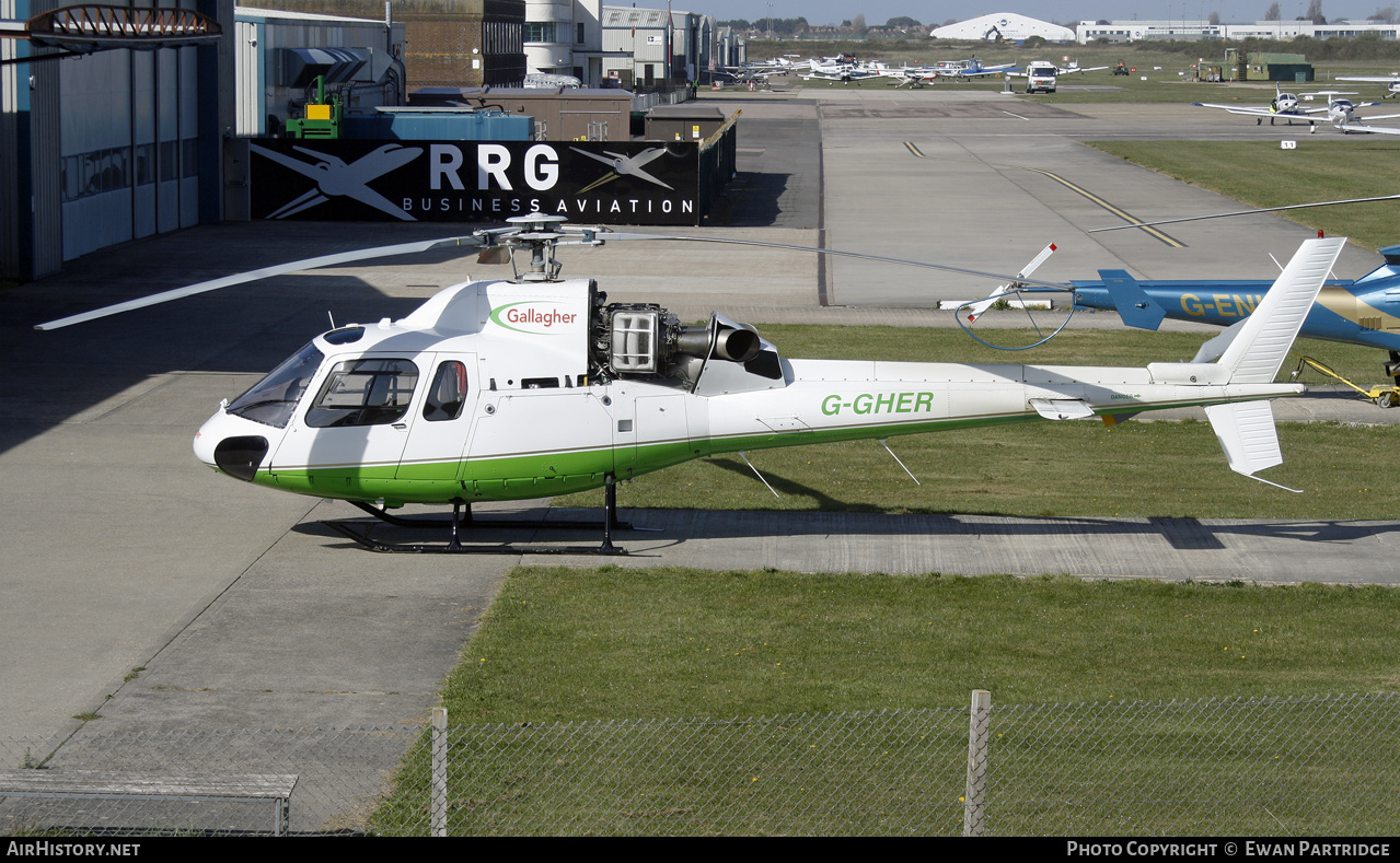 Aircraft Photo of G-GHER | Aerospatiale AS-355N Ecureuil 2 | Gallagher Air | AirHistory.net #475305