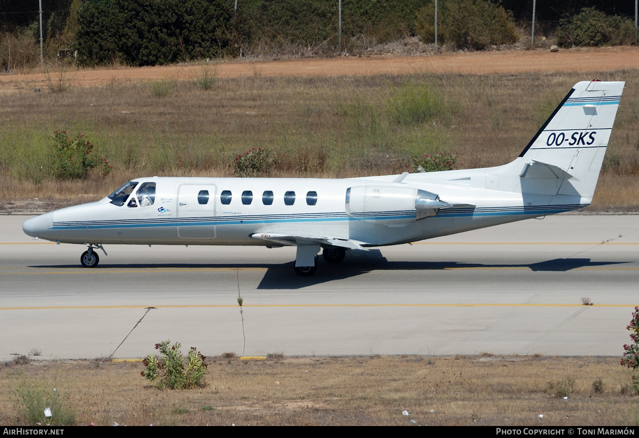 Aircraft Photo of OO-SKS | Cessna 551 Citation II/SP | Sky Service | AirHistory.net #475332