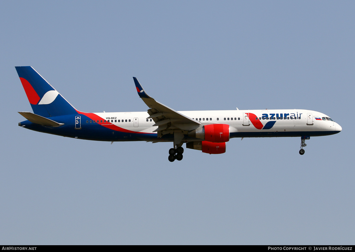 Aircraft Photo of VQ-BEZ | Boeing 757-2Q8 | Azur Air | AirHistory.net #475376