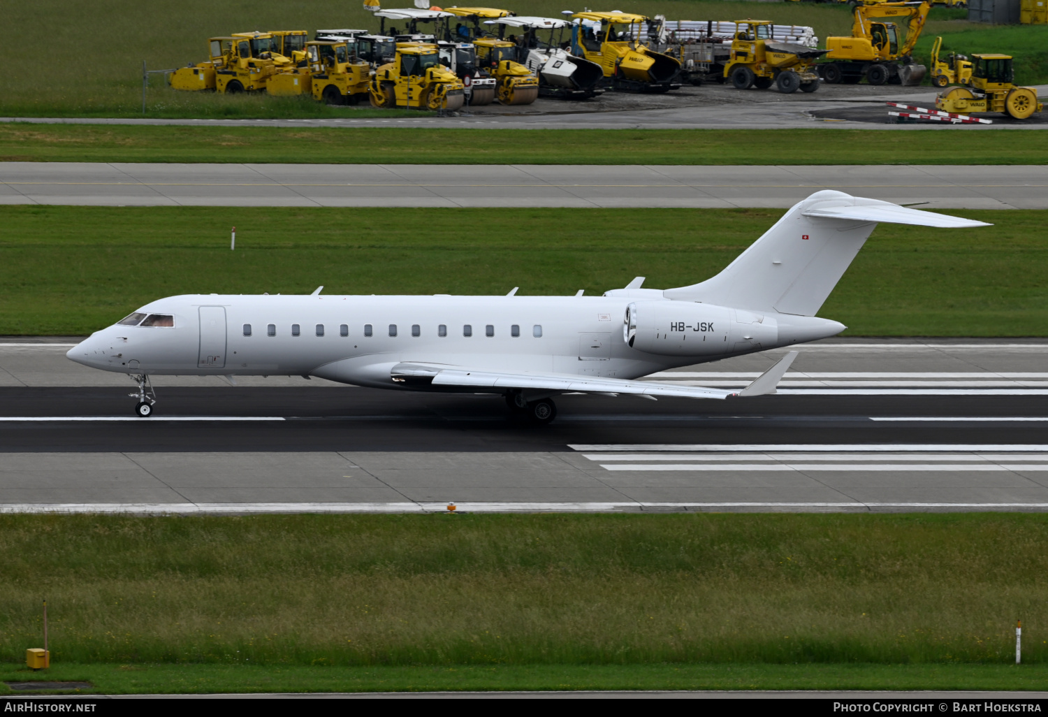 Aircraft Photo of HB-JSK | Bombardier Global 6000 (BD-700-1A10) | AirHistory.net #475401