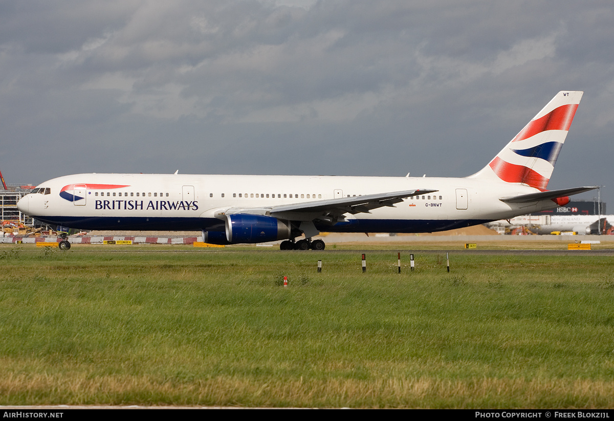 Aircraft Photo of G-BNWT | Boeing 767-336/ER | British Airways | AirHistory.net #475420