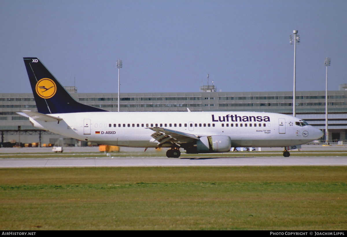 Aircraft Photo of D-ABXD | Boeing 737-330 | Lufthansa | AirHistory.net #475439
