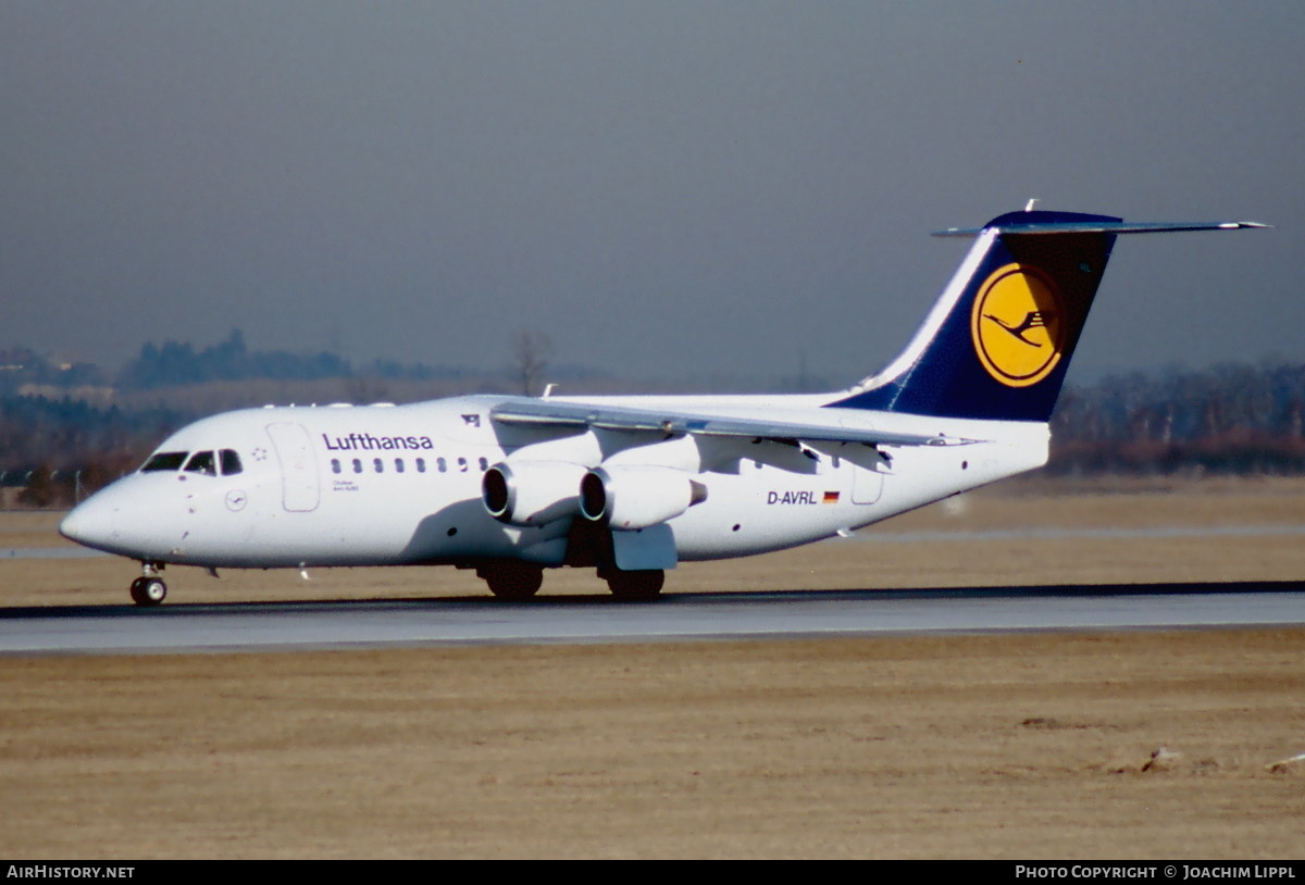 Aircraft Photo of D-AVRL | British Aerospace Avro 146-RJ85 | Lufthansa | AirHistory.net #475445