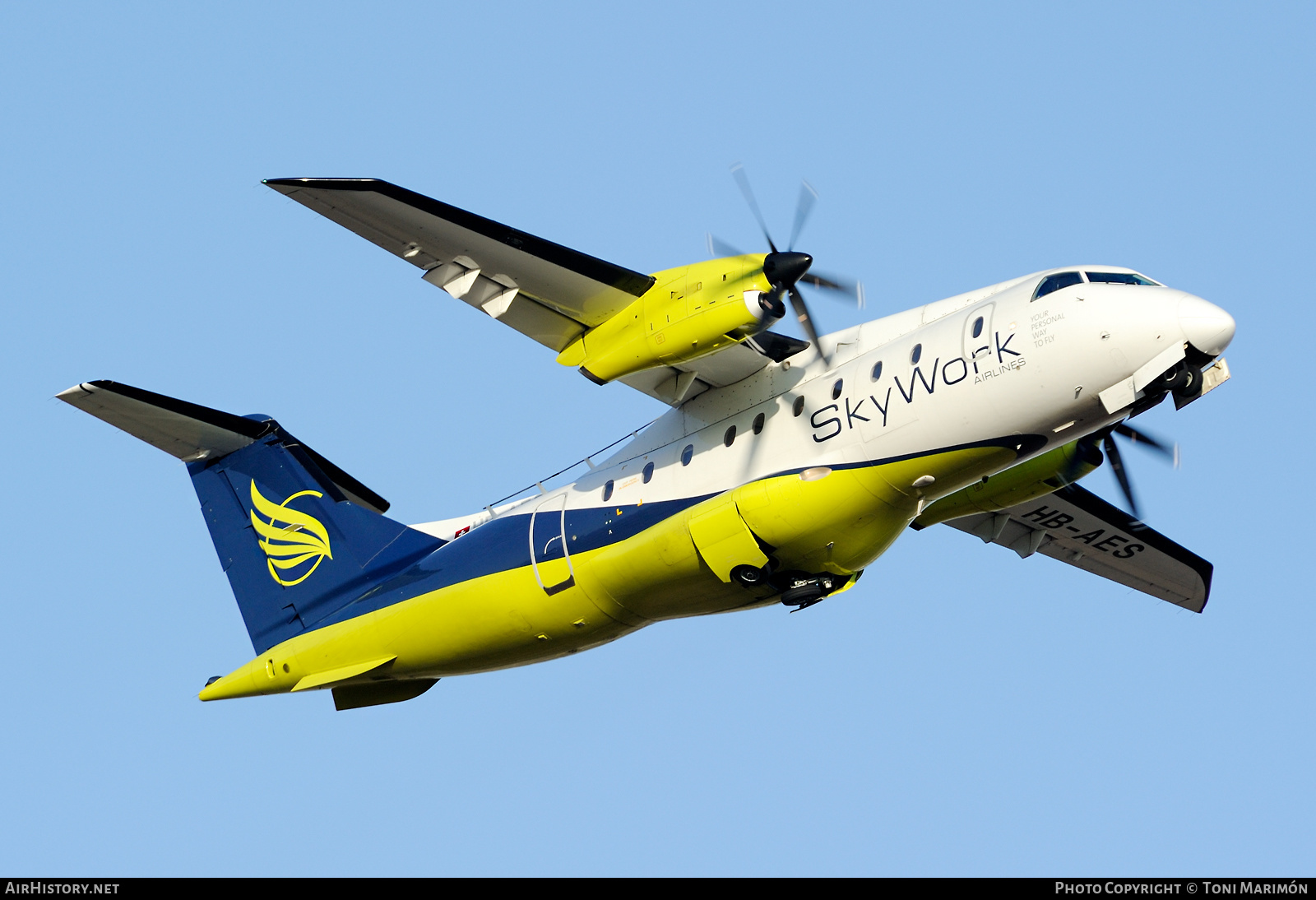 Aircraft Photo of HB-AES | Dornier 328-110 | SkyWork Airlines | AirHistory.net #475456
