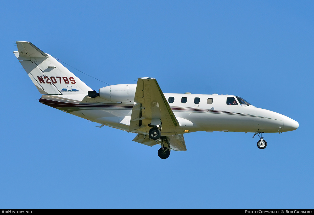 Aircraft Photo of N207BS | Cessna 525 CitationJet CJ1 | Phillips Edison & Company | AirHistory.net #475459