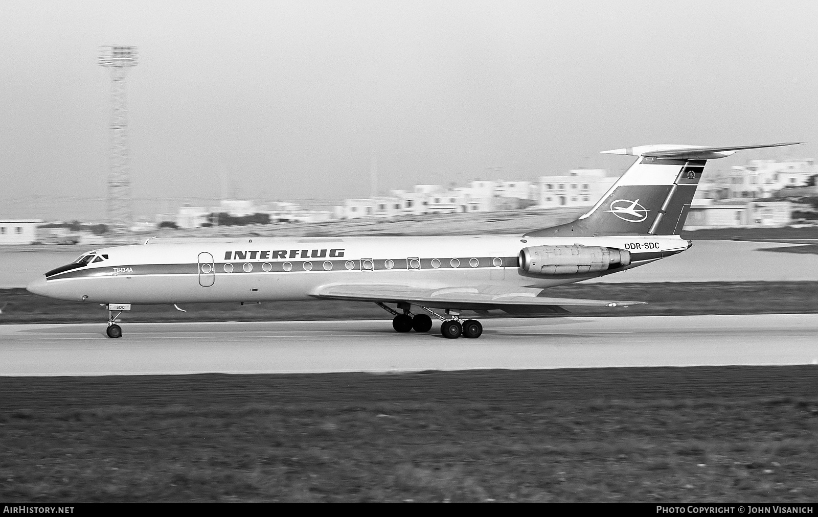 Aircraft Photo of DDR-SDC | Tupolev Tu-134AK | Interflug | AirHistory.net #475470
