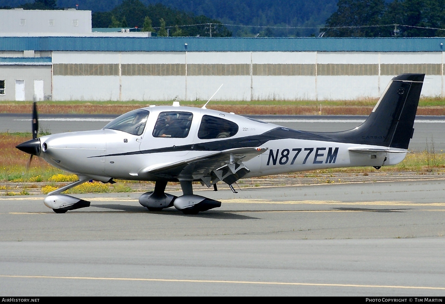 Aircraft Photo of N877EM | Cirrus SR-22T G5-GTS Carbon | AirHistory.net #475472