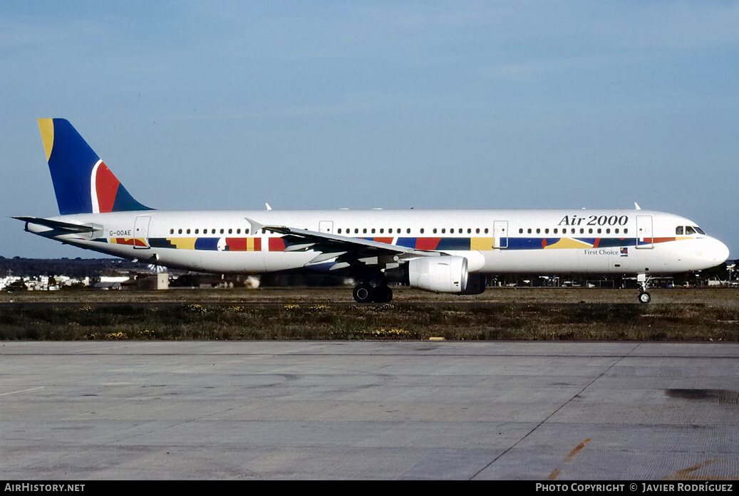 Aircraft Photo of G-OOAE | Airbus A321-211 | Air 2000 | AirHistory.net #475506