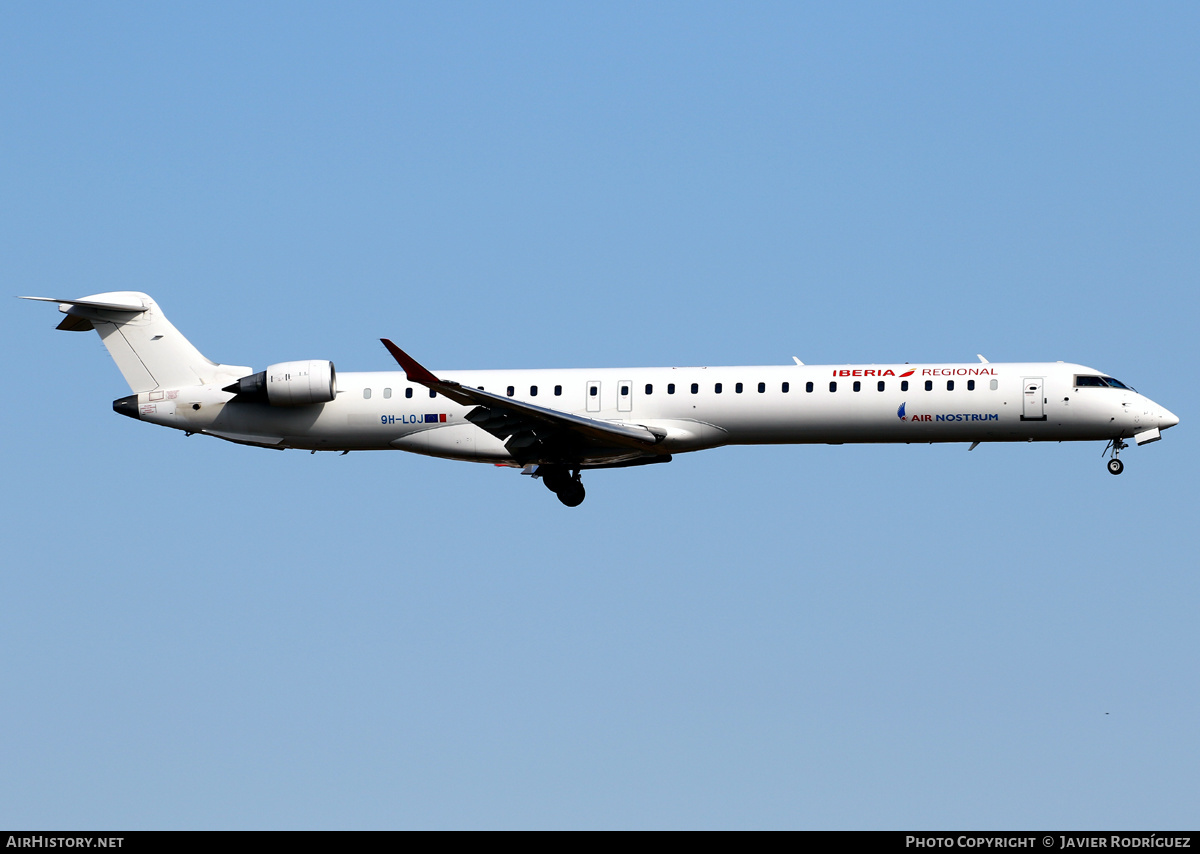 Aircraft Photo of 9H-LOJ | Bombardier CRJ-1000 (CL-600-2E25) | Iberia Regional | AirHistory.net #475511