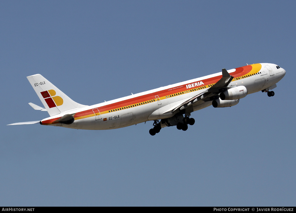 Aircraft Photo of EC-GLE | Airbus A340-313 | Iberia | AirHistory.net #475516