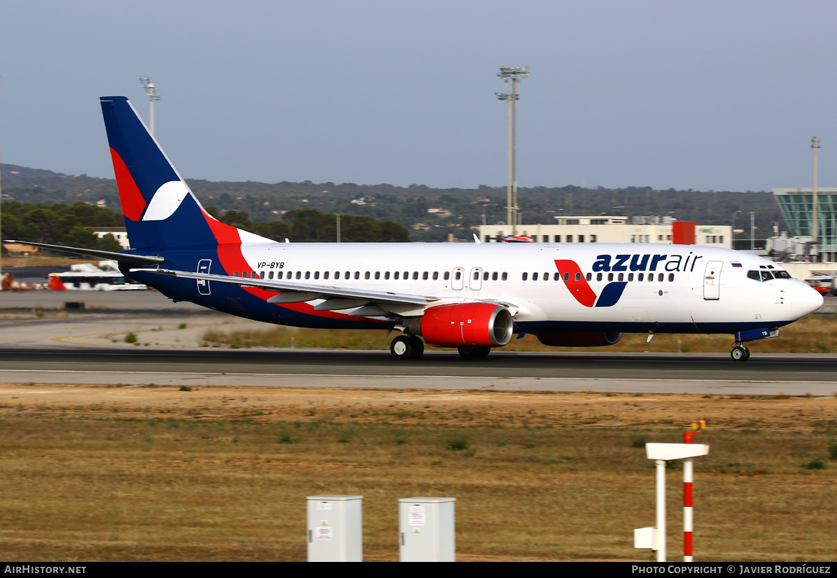 Aircraft Photo of VP-BYB | Boeing 737-89L | Azur Air | AirHistory.net #475518