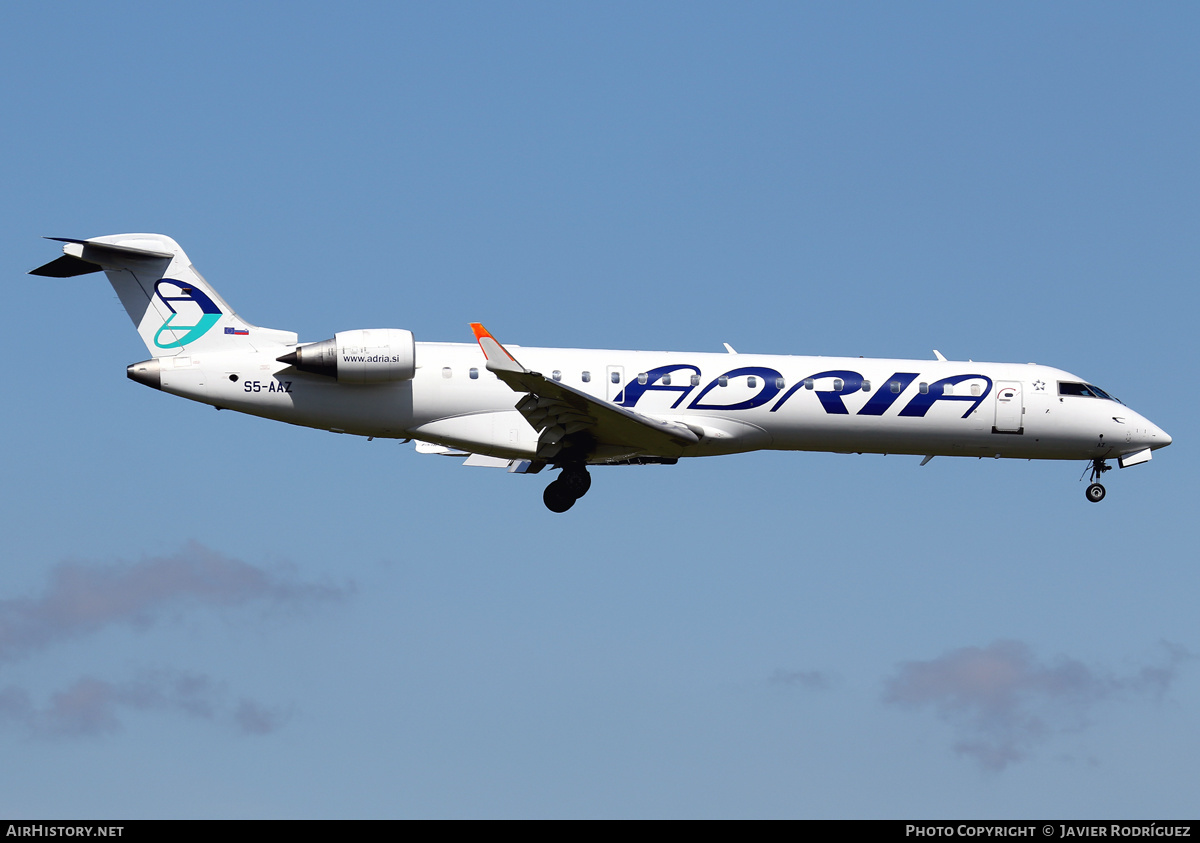 Aircraft Photo of S5-AAZ | Bombardier CRJ-701ER (CL-600-2C10) | Adria Airways | AirHistory.net #475520