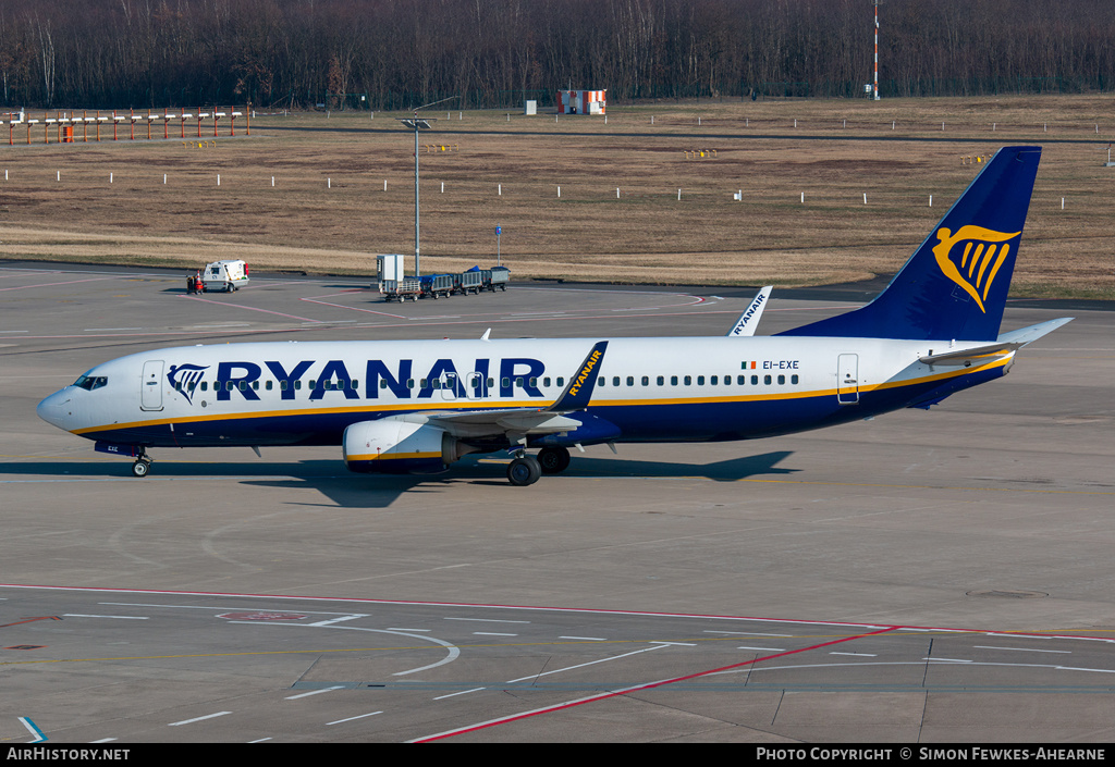 Aircraft Photo of EI-EXE | Boeing 737-8AS | Ryanair | AirHistory.net #475532