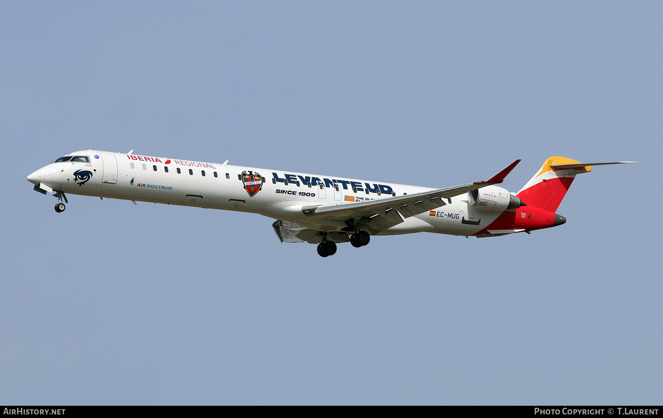 Aircraft Photo of EC-MUG | Bombardier CRJ-1000 (CL-600-2E25) | Iberia Regional | AirHistory.net #475543
