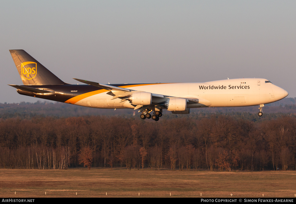 Aircraft Photo of N626UP | Boeing 747-8F | United Parcel Service - UPS | AirHistory.net #475546