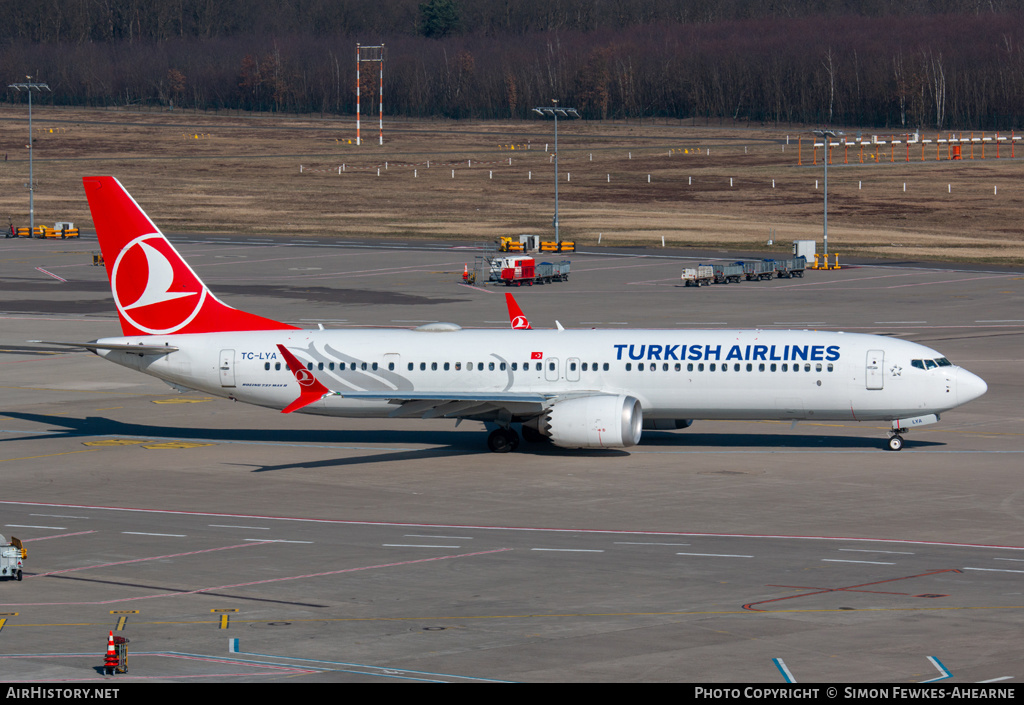 Aircraft Photo of TC-LYA | Boeing 737-9 Max 9 | Turkish Airlines | AirHistory.net #475547