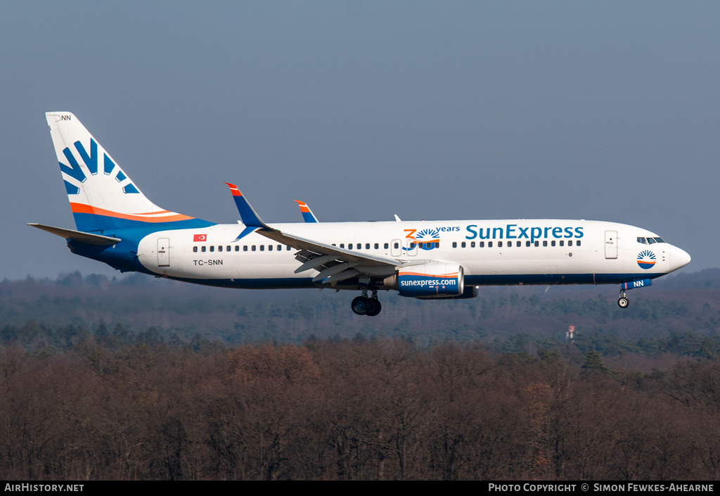 Aircraft Photo of TC-SNN | Boeing 737-8HC | SunExpress | AirHistory.net #475548