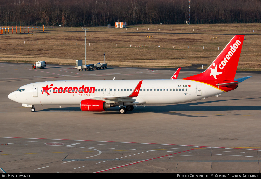 Aircraft Photo of TC-TJR | Boeing 737-82R | Corendon Airlines | AirHistory.net #475560