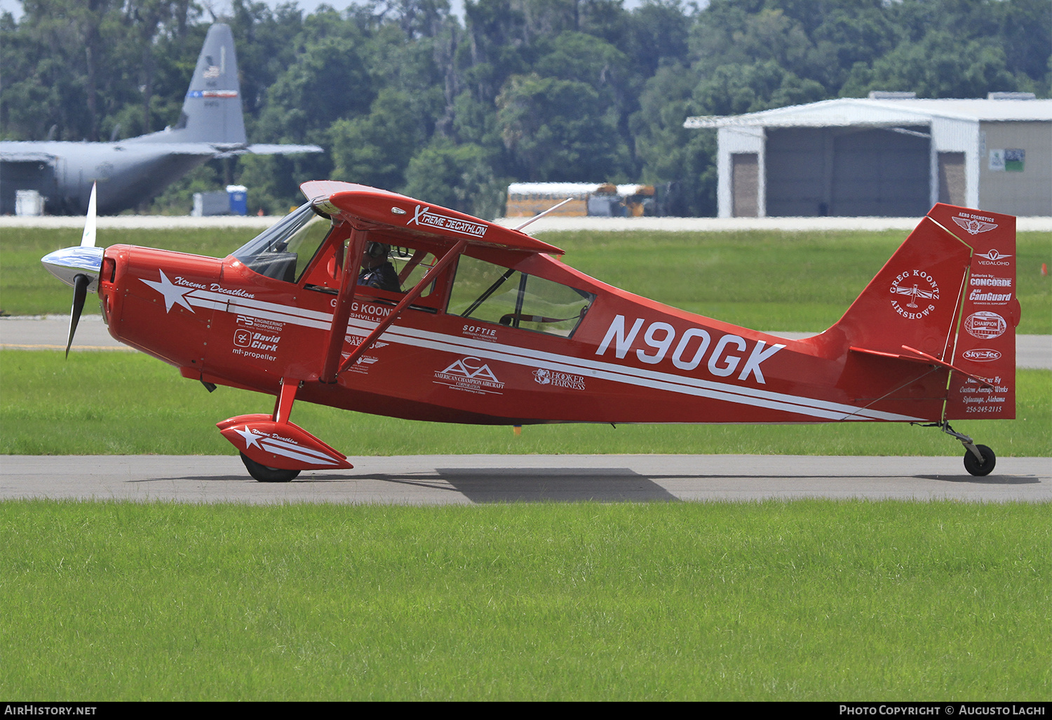 Aircraft Photo of N90GK | American Champion 8KCAB-180 Super Decathlon | Greg Koontz Airshows | AirHistory.net #475561