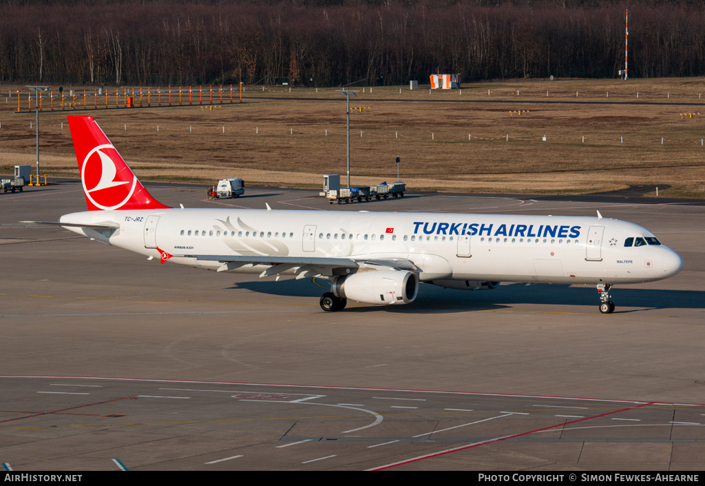 Aircraft Photo of TC-JRZ | Airbus A321-231 | Turkish Airlines | AirHistory.net #475566