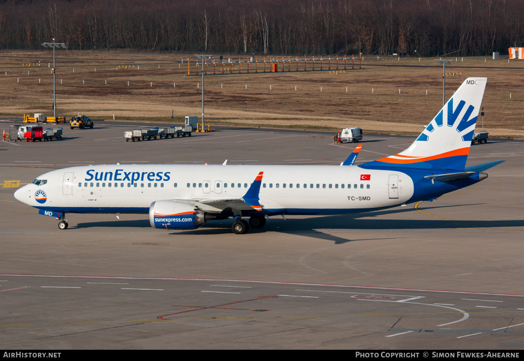 Aircraft Photo of TC-SMD | Boeing 737-8 Max 8 | SunExpress | AirHistory.net #475567