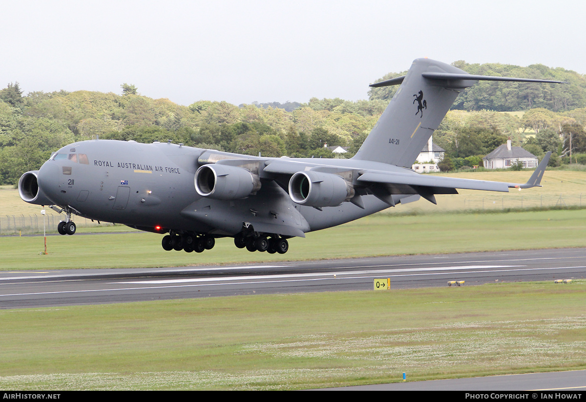 Aircraft Photo of A41-211 | Boeing C-17A Globemaster III | Australia - Air Force | AirHistory.net #475590