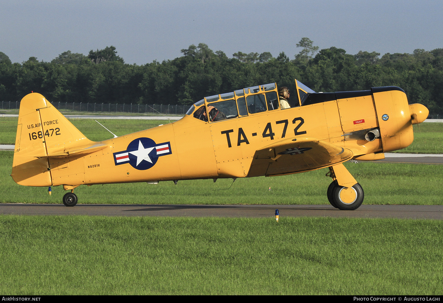 Aircraft Photo of N8201V / 168472 | North American T-6G Texan | USA - Air Force | AirHistory.net #475591