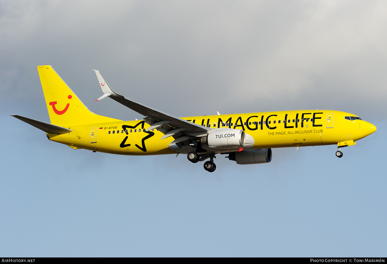Aircraft Photo of D-ATUG | Boeing 737-8K5 | TUI | AirHistory.net #475597