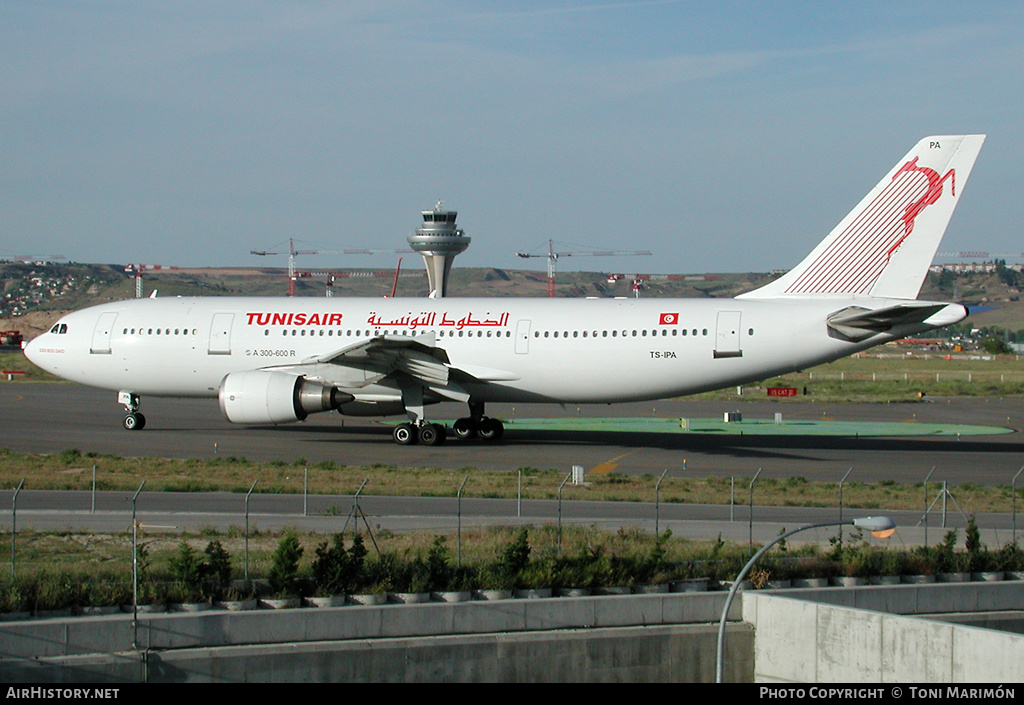 Aircraft Photo of TS-IPA | Airbus A300B4-605R | Tunisair | AirHistory.net #475601