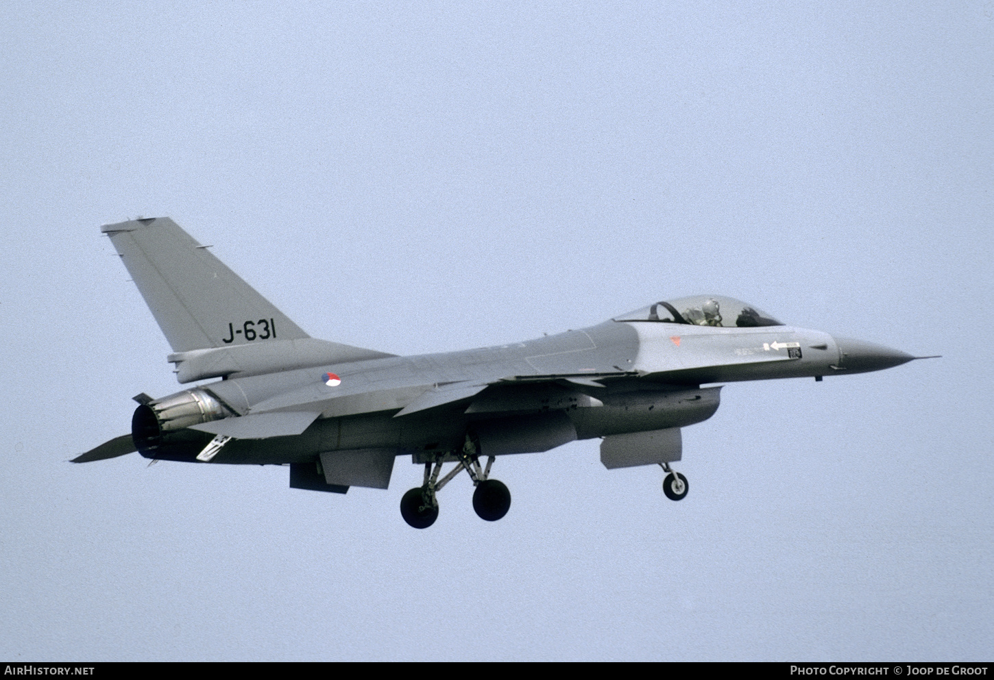 Aircraft Photo of J-631 | General Dynamics F-16A(R) Fighting Falcon | Netherlands - Air Force | AirHistory.net #475667