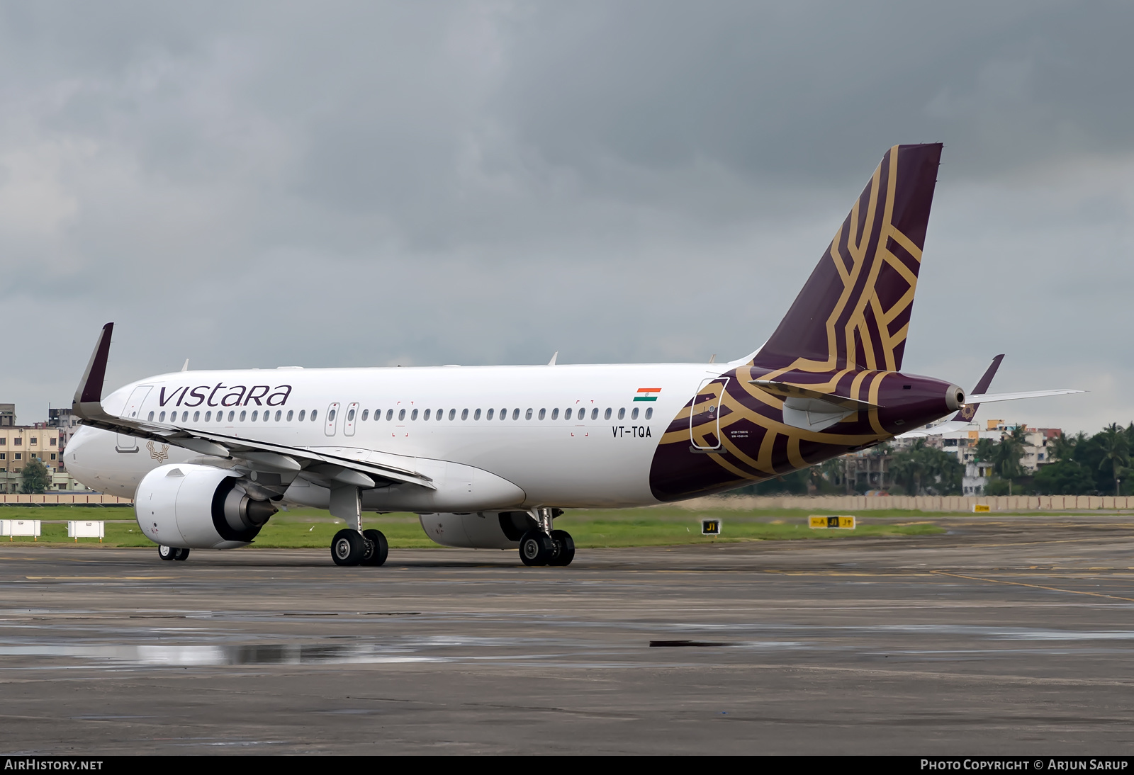 Aircraft Photo of VT-TQA | Airbus A320-251N | Vistara | AirHistory.net #475686