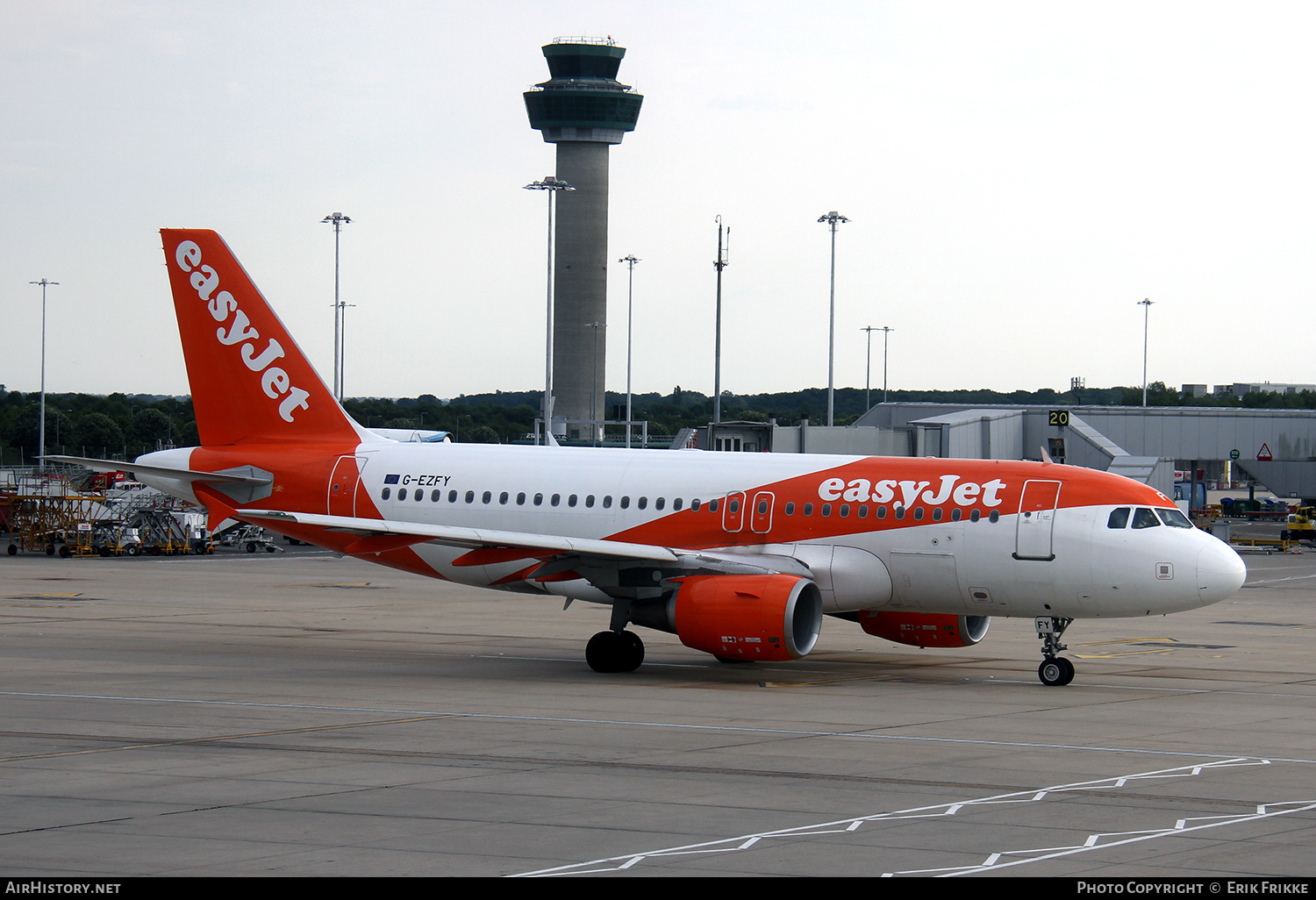 Aircraft Photo of G-EZFY | Airbus A319-111 | EasyJet | AirHistory.net #475716