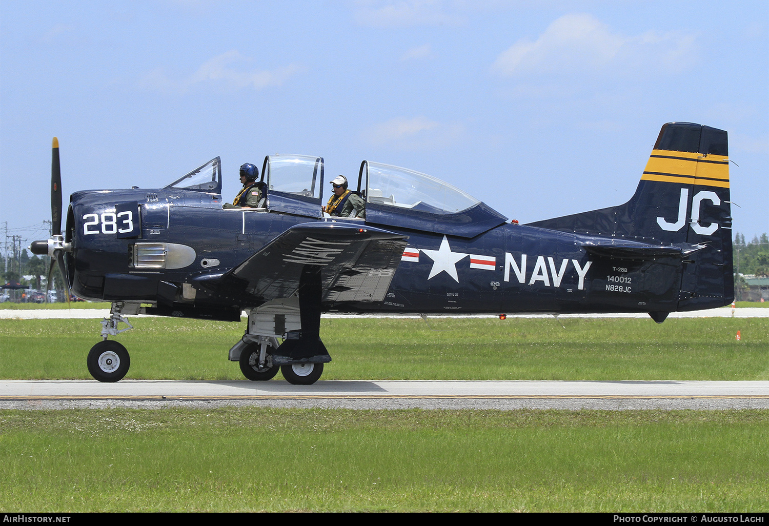 Aircraft Photo of N828JC / NX828JC | North American T-28B Trojan | USA - Navy | AirHistory.net #475721