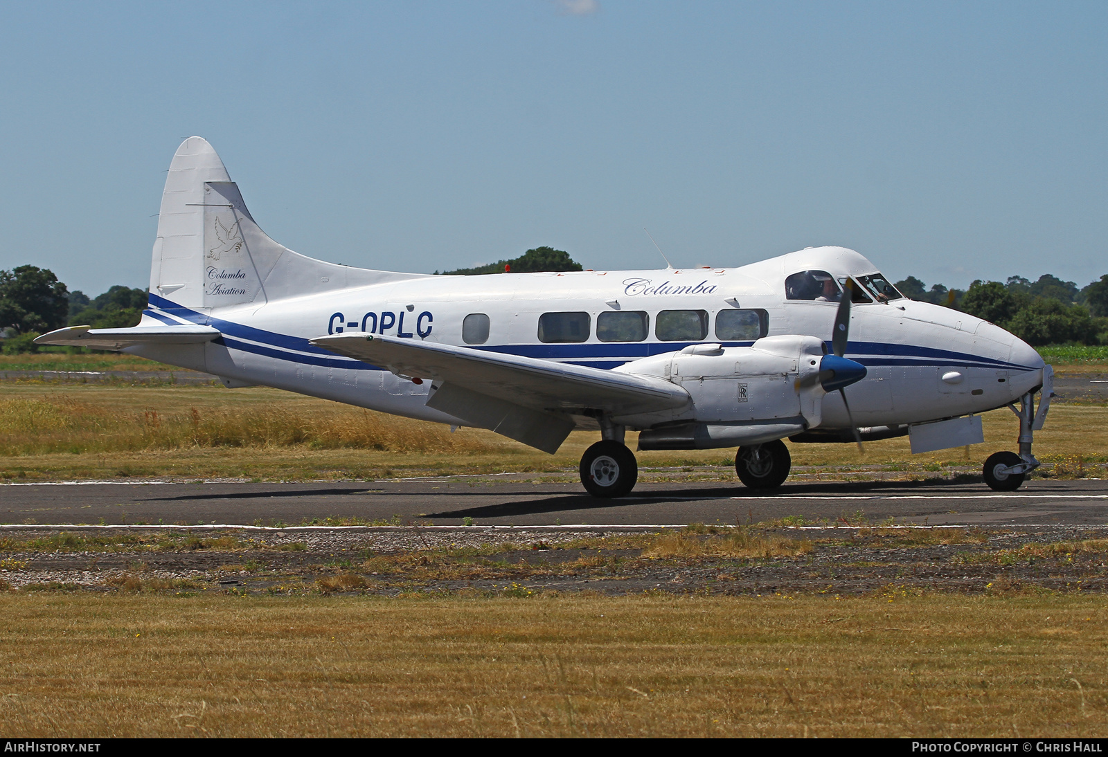 Aircraft Photo of G-OPLC | De Havilland D.H. 104 Dove 8 | Columba Aviation | AirHistory.net #475770