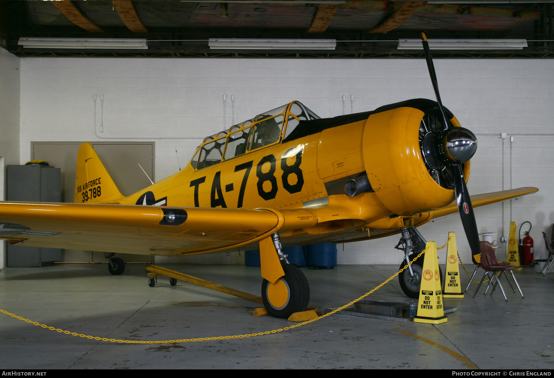 Aircraft Photo of N12V / 39-788 | North American AT-6G Texan | USA - Air Force | AirHistory.net #475798