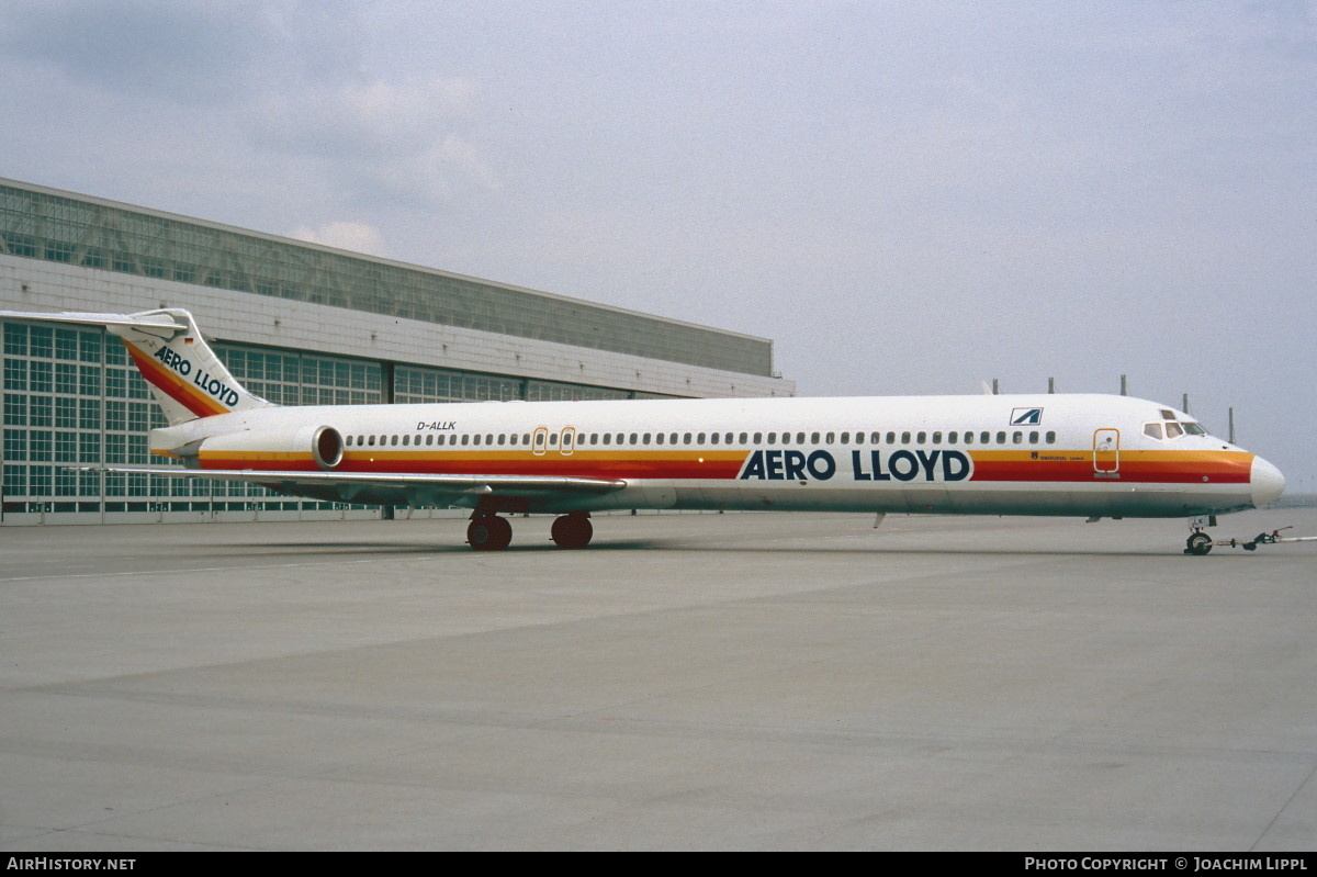 Aircraft Photo of D-ALLK | McDonnell Douglas MD-83 (DC-9-83) | Aero Lloyd | AirHistory.net #475800