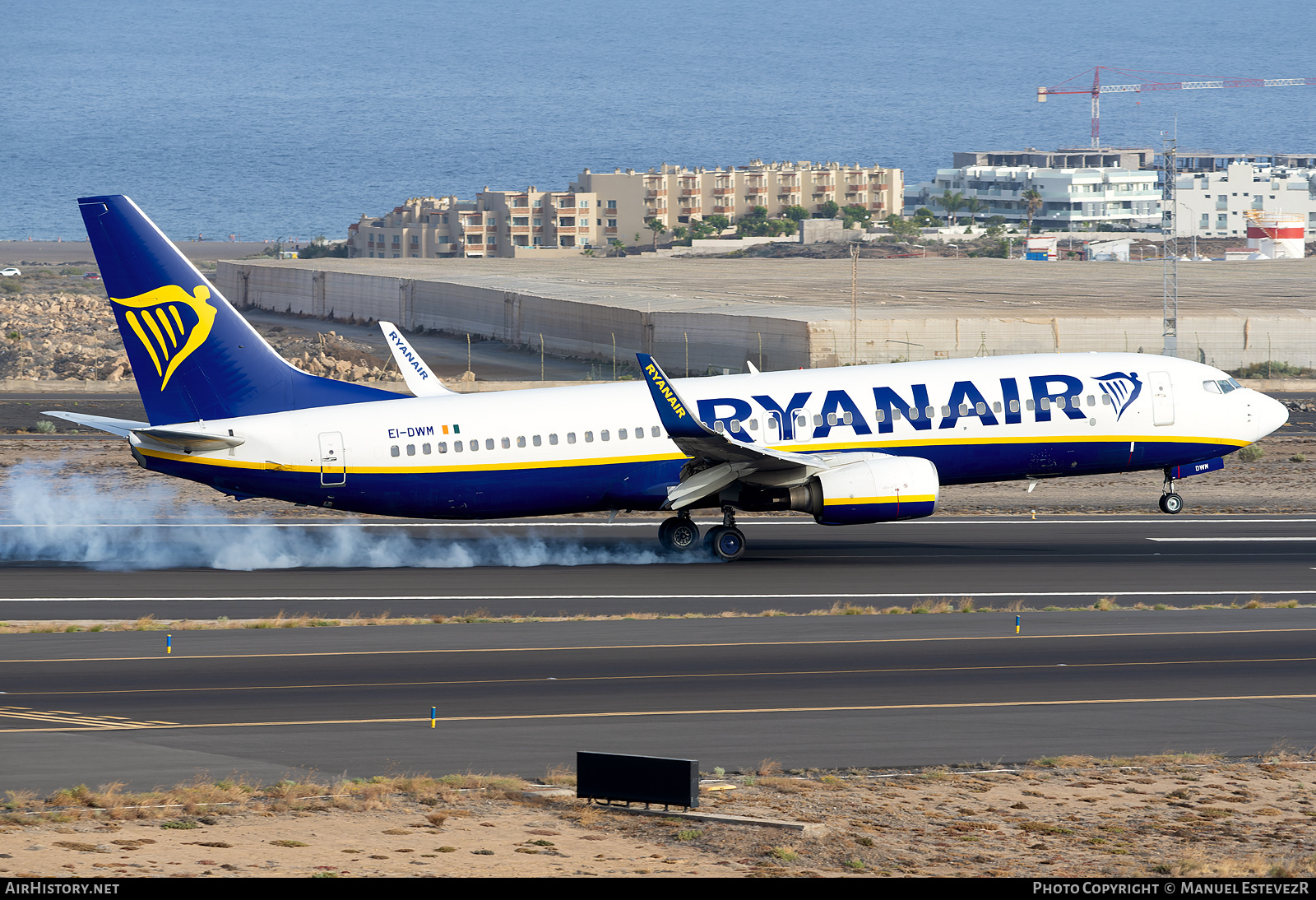 Aircraft Photo of EI-DHM | Boeing 737-8AS | Ryanair | AirHistory.net #475826