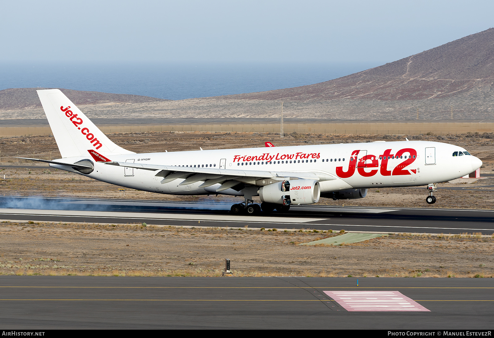 Aircraft Photo of G-VYGM | Airbus A330-243 | Jet2 | AirHistory.net #475829