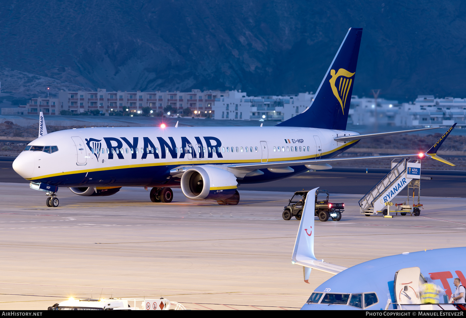 Aircraft Photo of EI-HGP | Boeing 737-8200 Max 200 | Ryanair | AirHistory.net #475830