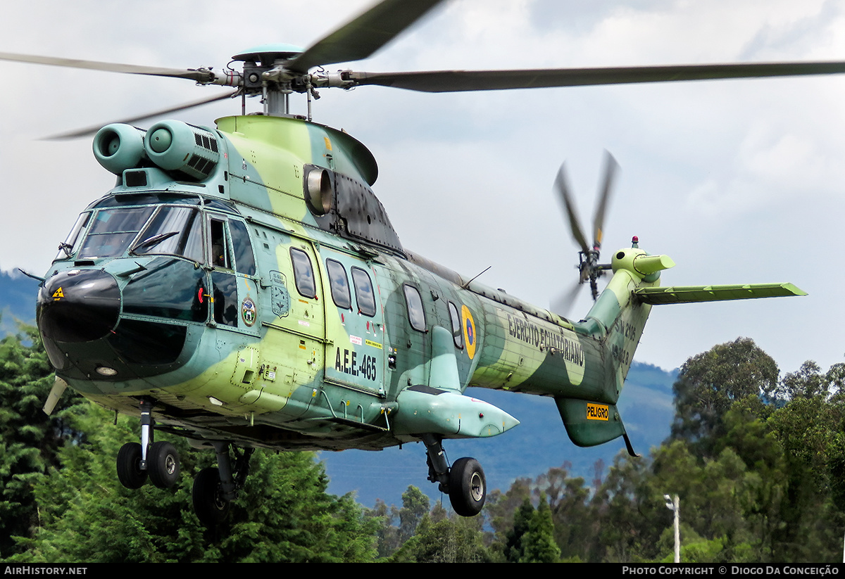 Aircraft Photo of AEE-465 | Aerospatiale AS-332B Super Puma | Ecuador - Army | AirHistory.net #475838
