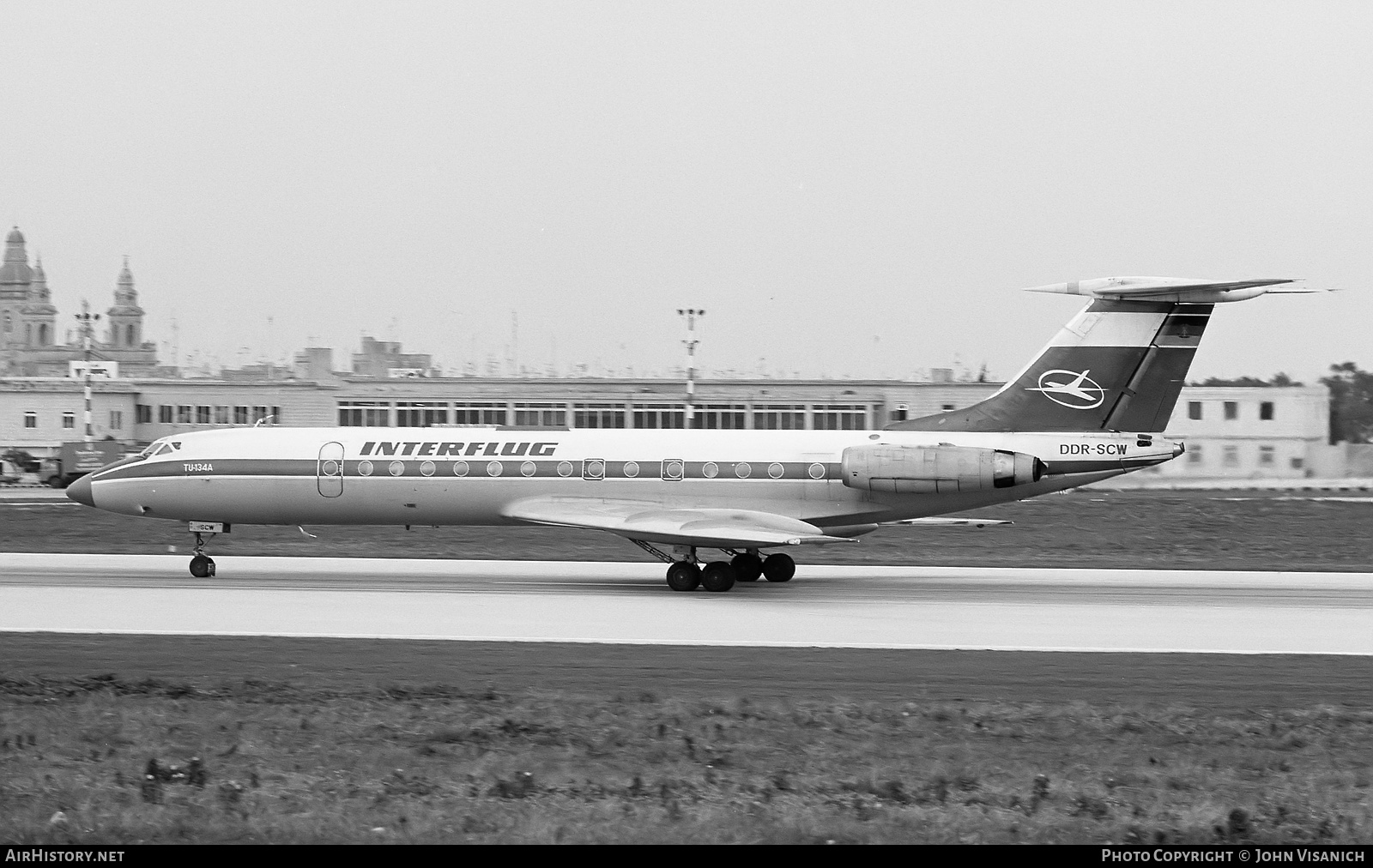 Aircraft Photo of DDR-SCW | Tupolev Tu-134AK | Interflug | AirHistory.net #475853