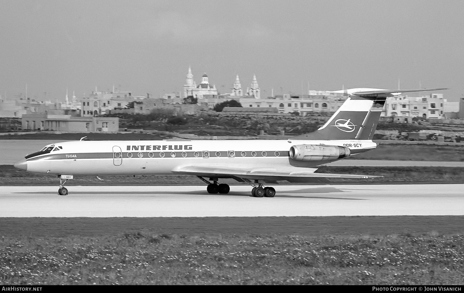 Aircraft Photo of DDR-SCY | Tupolev Tu-134A | Interflug | AirHistory.net #475857