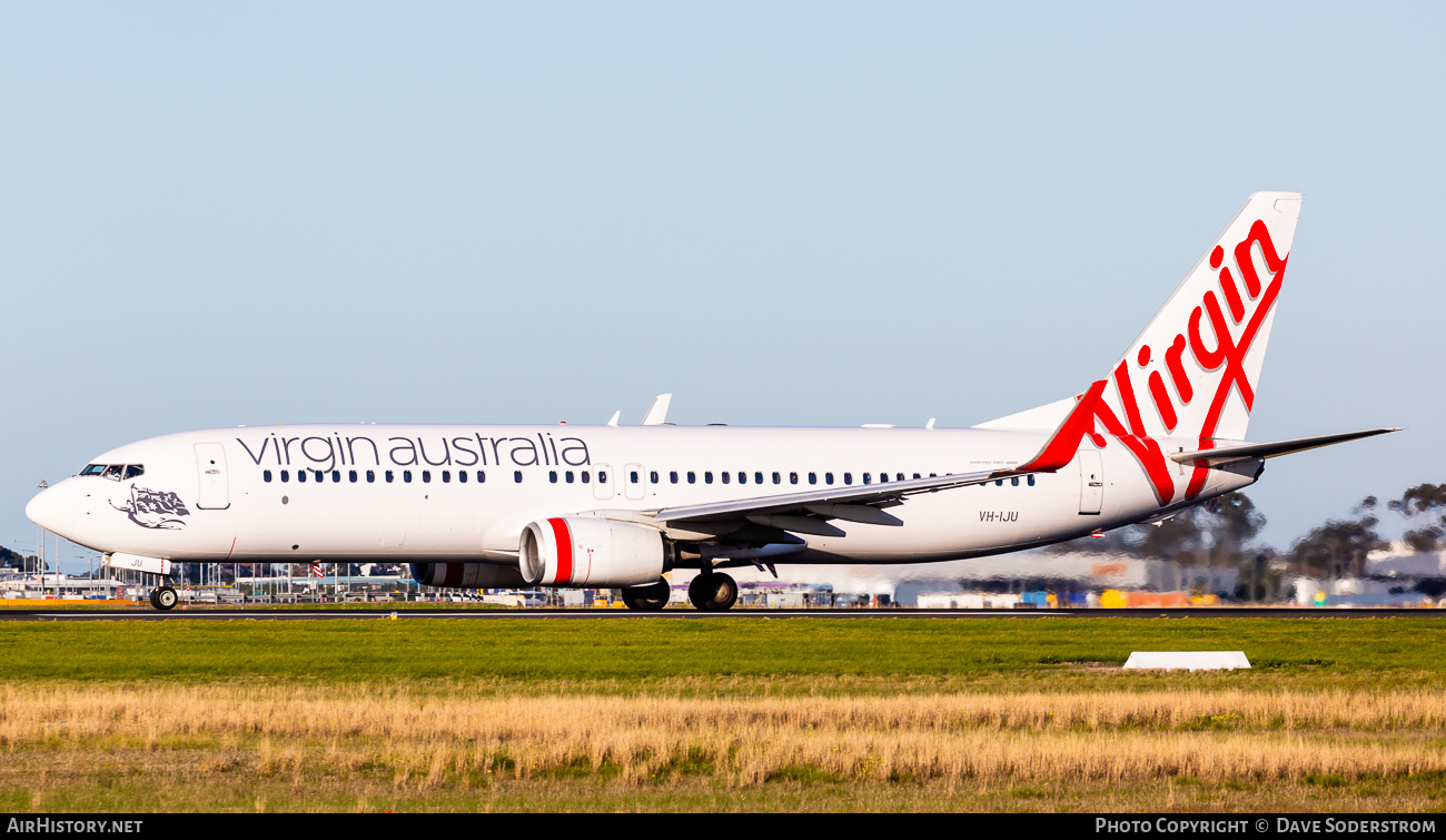 Aircraft Photo of VH-IJU | Boeing 737-8SA | Virgin Australia Airlines | AirHistory.net #475888