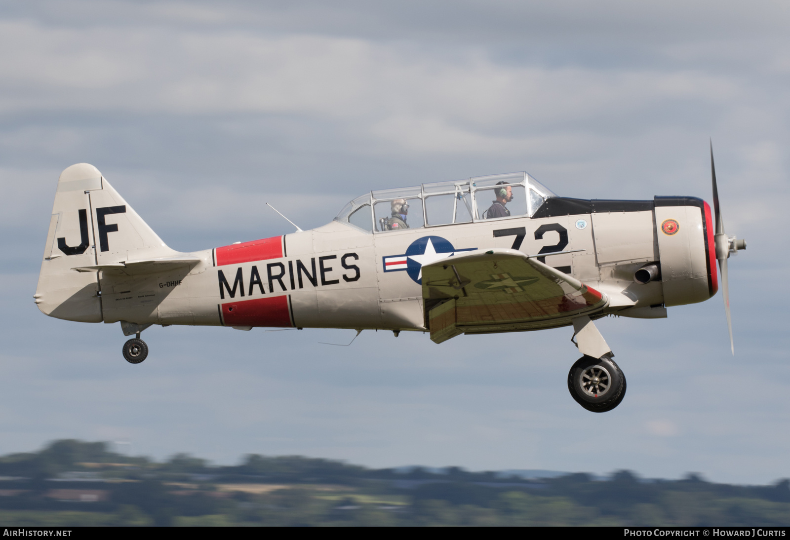 Aircraft Photo of G-DHHF | North American SNJ-5 Texan | USA - Marines | AirHistory.net #475903
